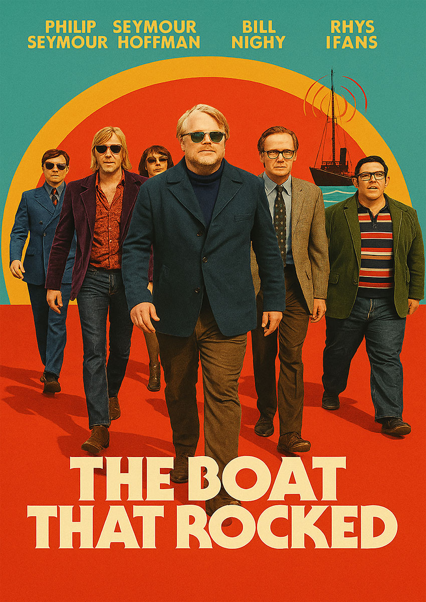 The Boat That Rocked Film Poster Canvas Print & Poster Wall Art - AI PRINT LAB